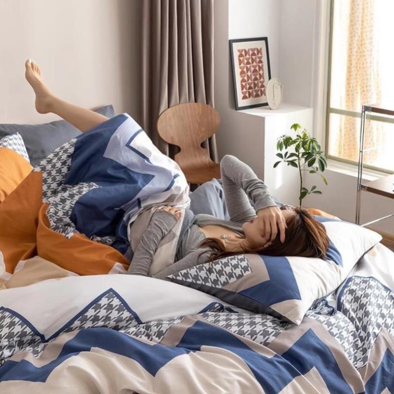 Bộ chăn ga gối Cotton Living 100% đủ size giường nệm