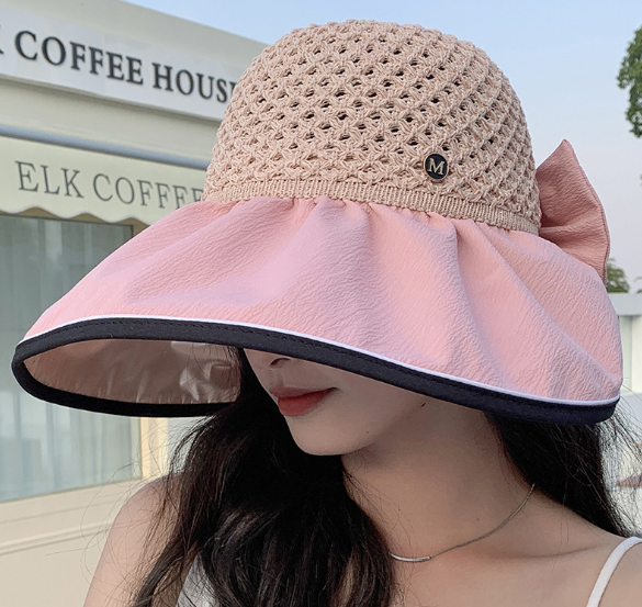 Mũ rộng vành chống nắng chống tia cực tím mới, nón nữ đi nắng đi biển thời trang