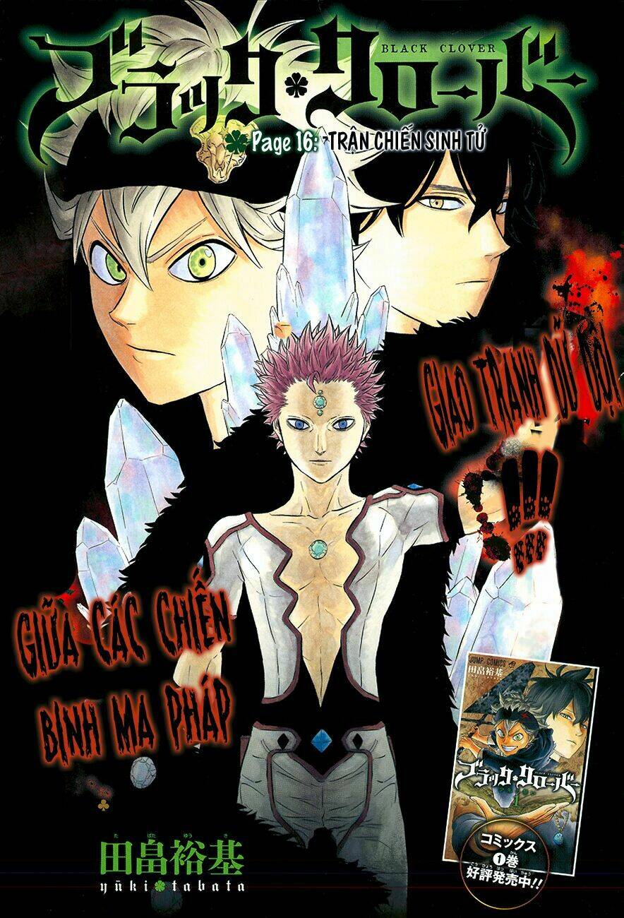 black clover - pháp sư không phép thuật chapter 16 1