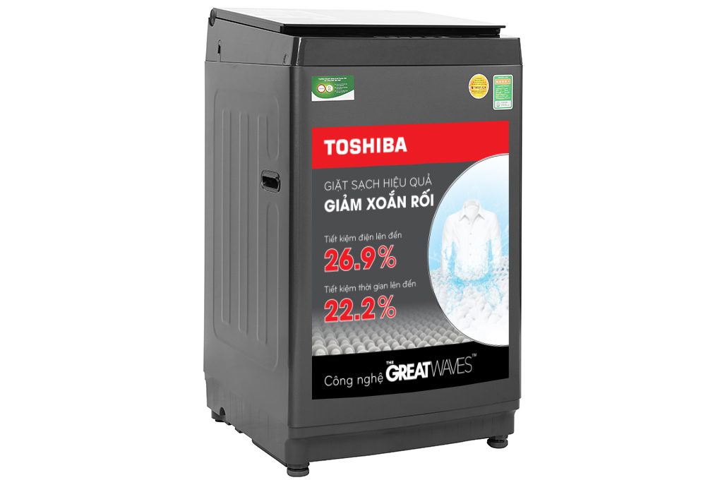 Máy giặt Toshiba Inverter 9.0 kg AW-DK1000FV(KK) - Hàng chính hãng - Chỉ giao HCM