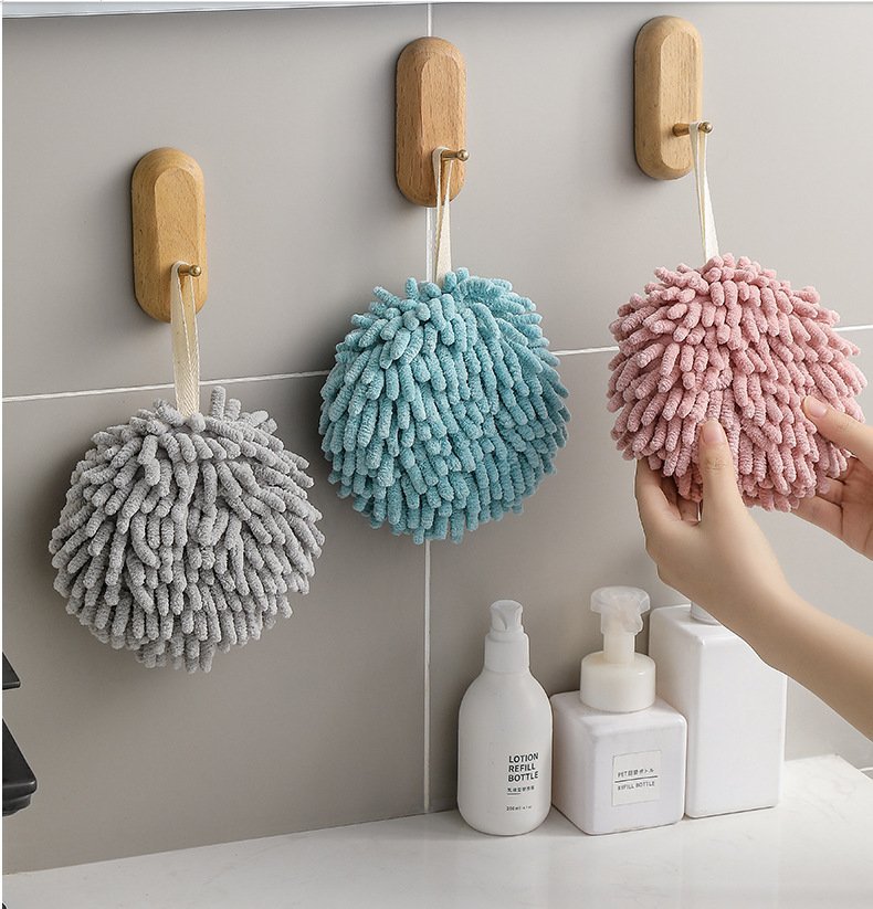 Khăn Lau Tay Tròn Treo Tường Hình Lông Nhím