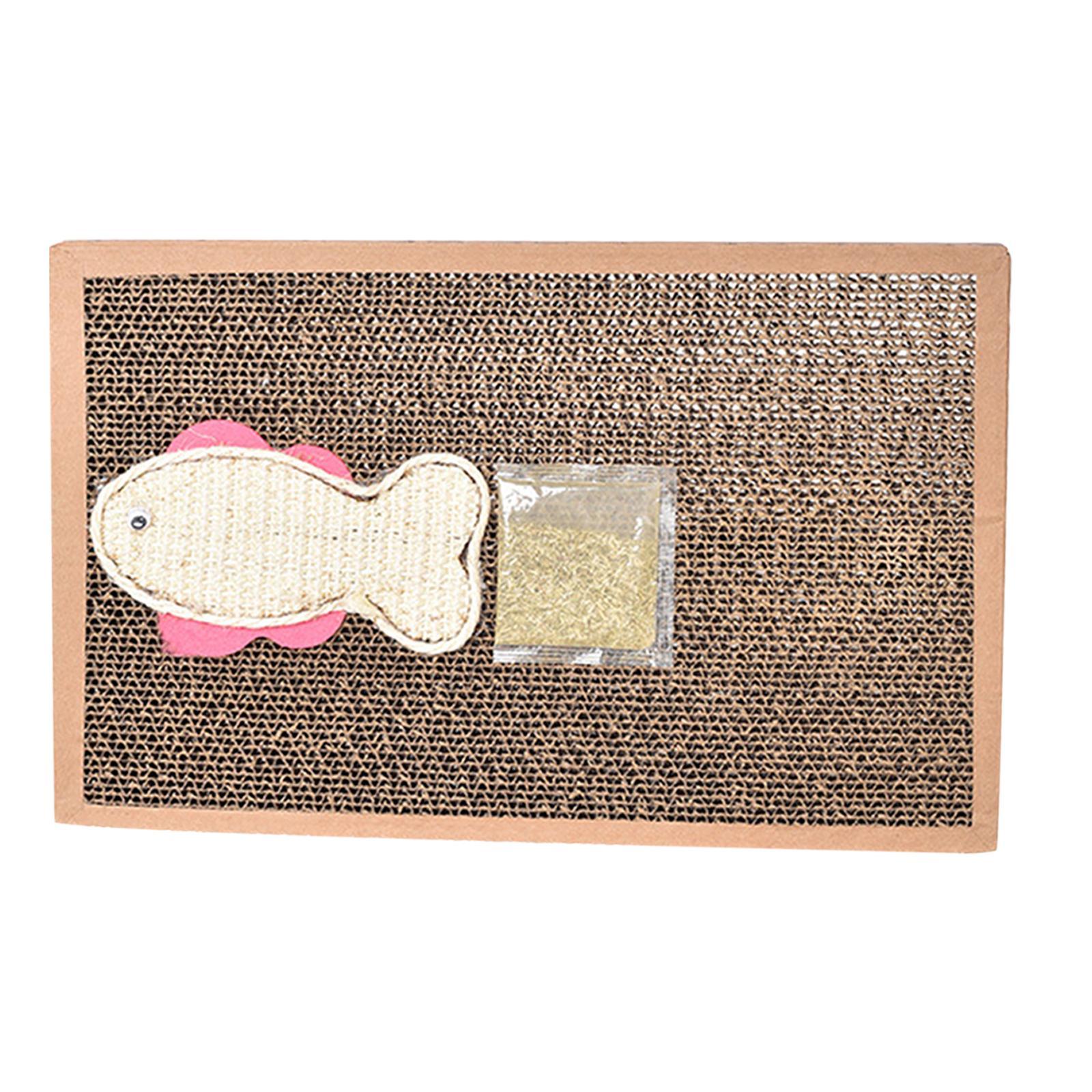 Cat Scratcher Pad Scratching Board Corrugated Cardboard Pet Supplies Kitten