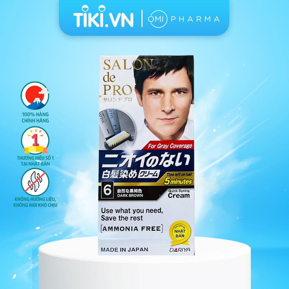 KEM NHUỘM TÓC PHỦ BẠC SALON DE PRO MCA6