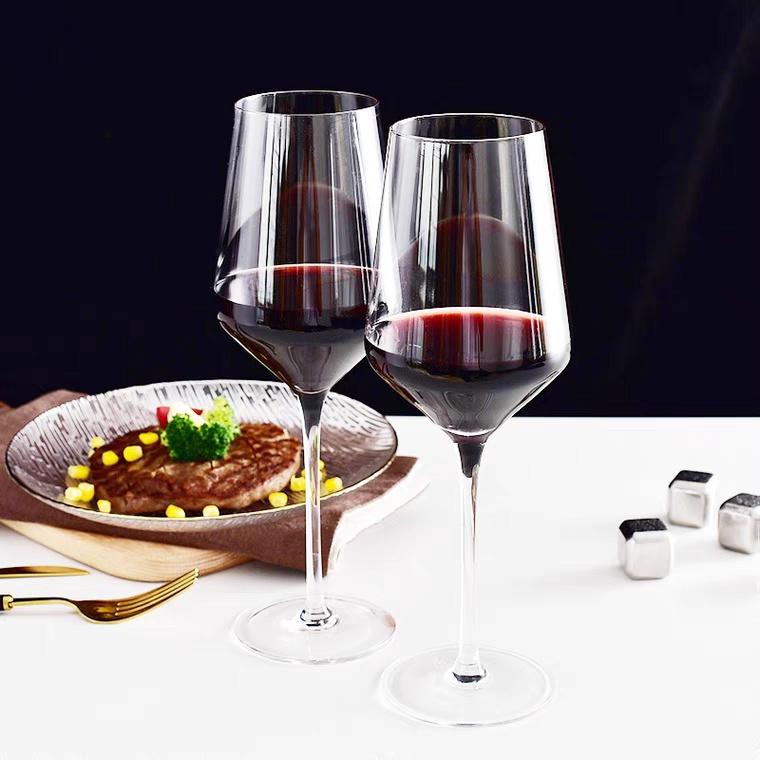 Ly uống rượu vang sâm panh 450ml, ly uống whisky thủy tinh pha lê wine glass