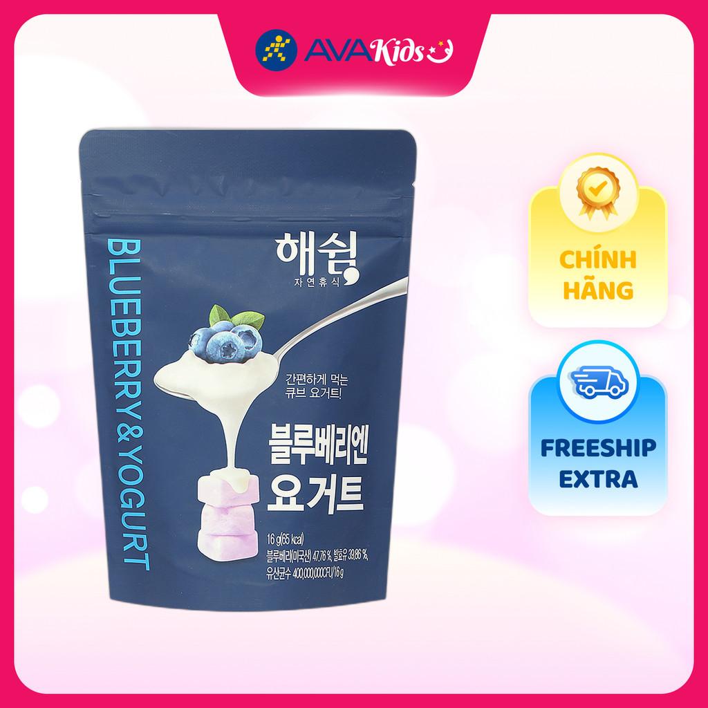 Sữa chua khô sấy lạnh vị việt quất Haeswim gói 16g (từ 7 tháng) - Hàng Chính Hãng