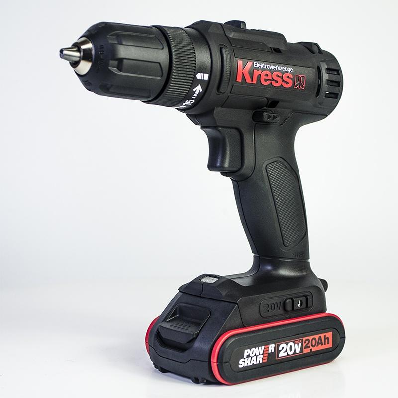 Máy Khoan Bê Tông Vặn Vít KRESS KU210 Khoan Tường Dùng Pin Li-ion 20V 10mm