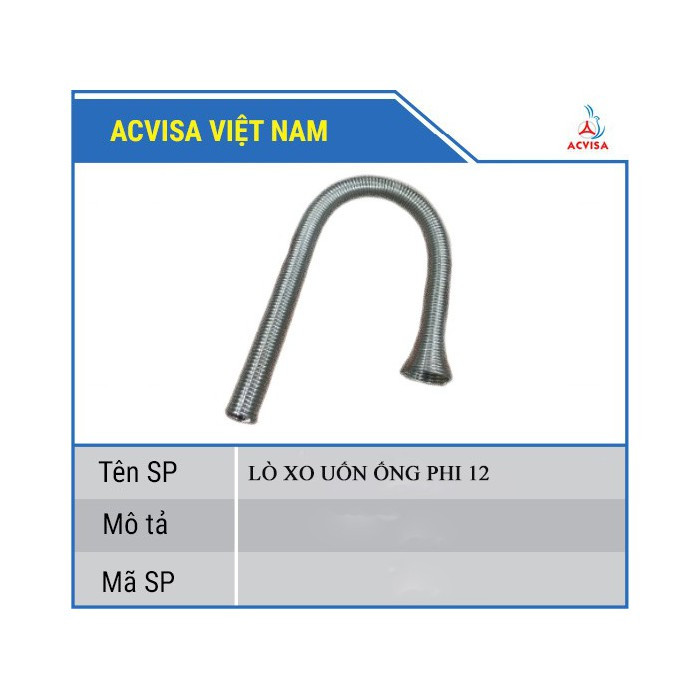 Lò Xo Uốn Ống Đồng Phi 12