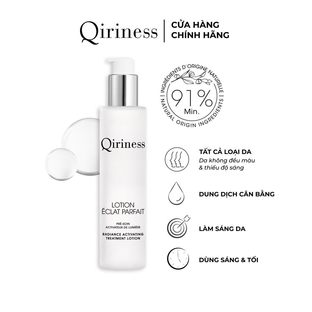 Dung dịch cân bằng làm sáng và đều màu da, mờ thâm nám chứa AHA Qiriness Radiance Activating Treament Lotion 200ml