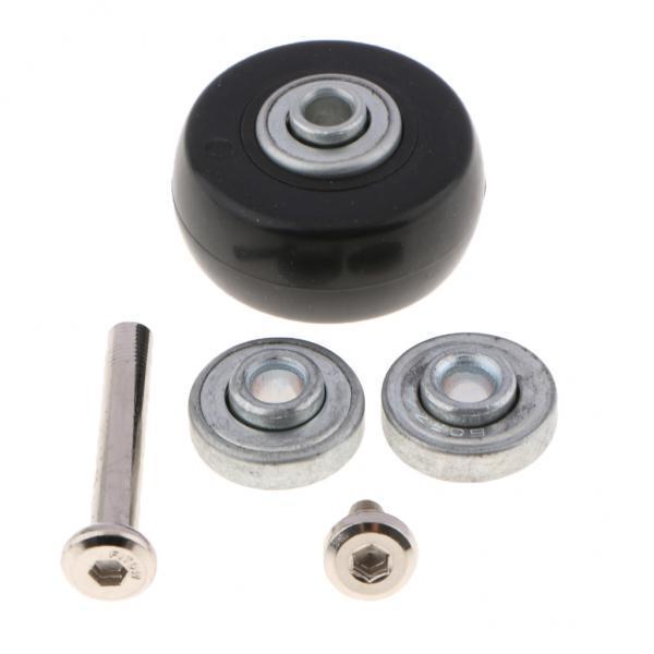 2x Luggage Suitcase Replacement Wheels Axles Bearings Set Trolley Casters DIY