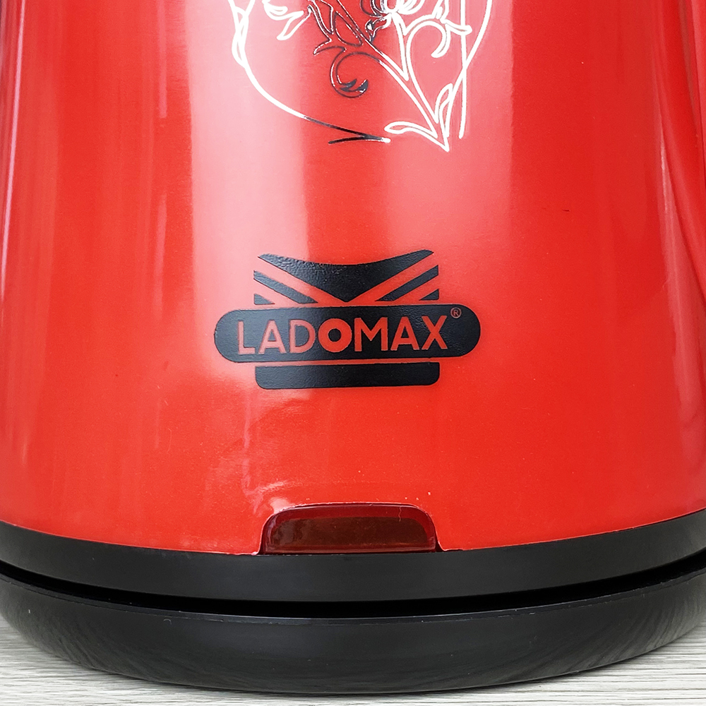 Ấm siêu tốc 2 lớp Ladomax HA-836 dung tích 2L, lòng ấm bằng inox 304, vỏ nhựa cách nhiệt an toàn cho gia đình có trẻ em - Hàng chính hãng