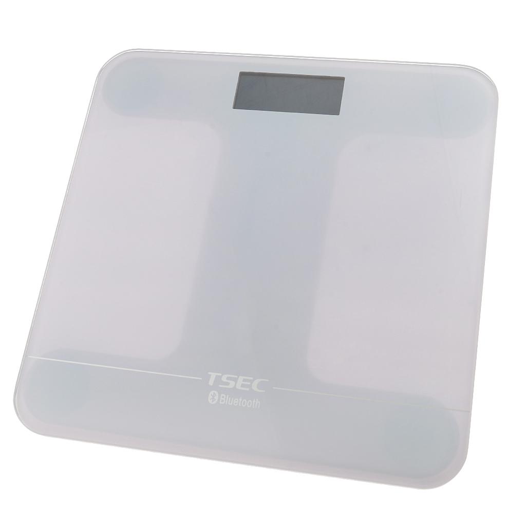 Fitness Bathroom Slim Bluetooth LCD Digital Smart Body Weight Fat Scale