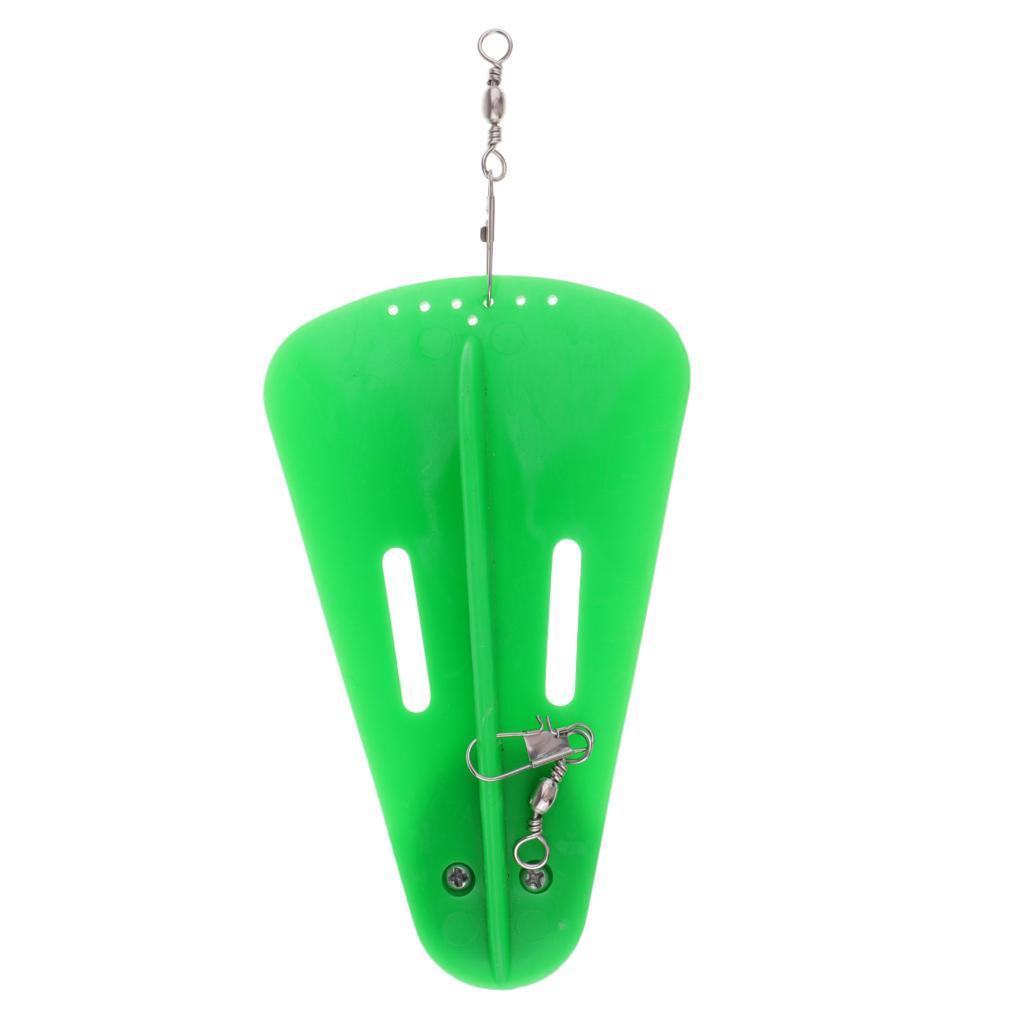 3pcs Fishing Trolling Diving Board With Lead Sinker Boat Fishing Diver Board