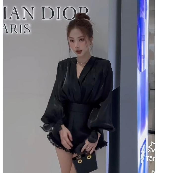 Set bộ nữ, áo voan tơ kèm quần short chất voan sang chảnh Trendy Clothing