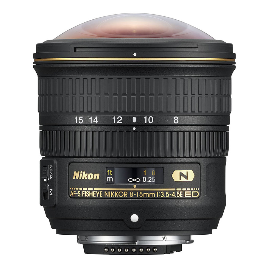 Ống Kính Nikon AF-S 8-15mm F/3.5-4.5 E ED Fisheye - Hàng Chính Hãng