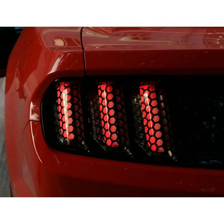 Decal Dạng Lưới Tổ Ong Dán Trang Trí đèn ô Tô Ms-309