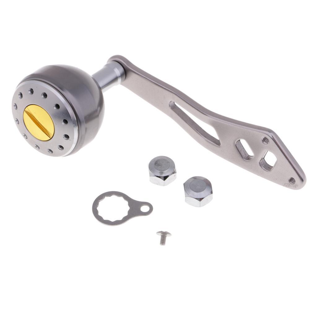 Baitcasting Fishing Reel Handle Drum Trolling Reel Handle Left Right Hand Metal Reel Handle Big Knob