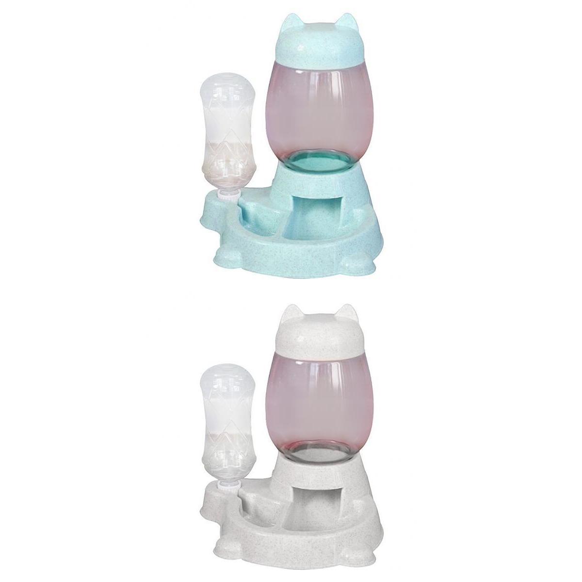 2pcs Automatic Feeders Cat Kitten Rabbit Water Dispenser Drinking Fountains
