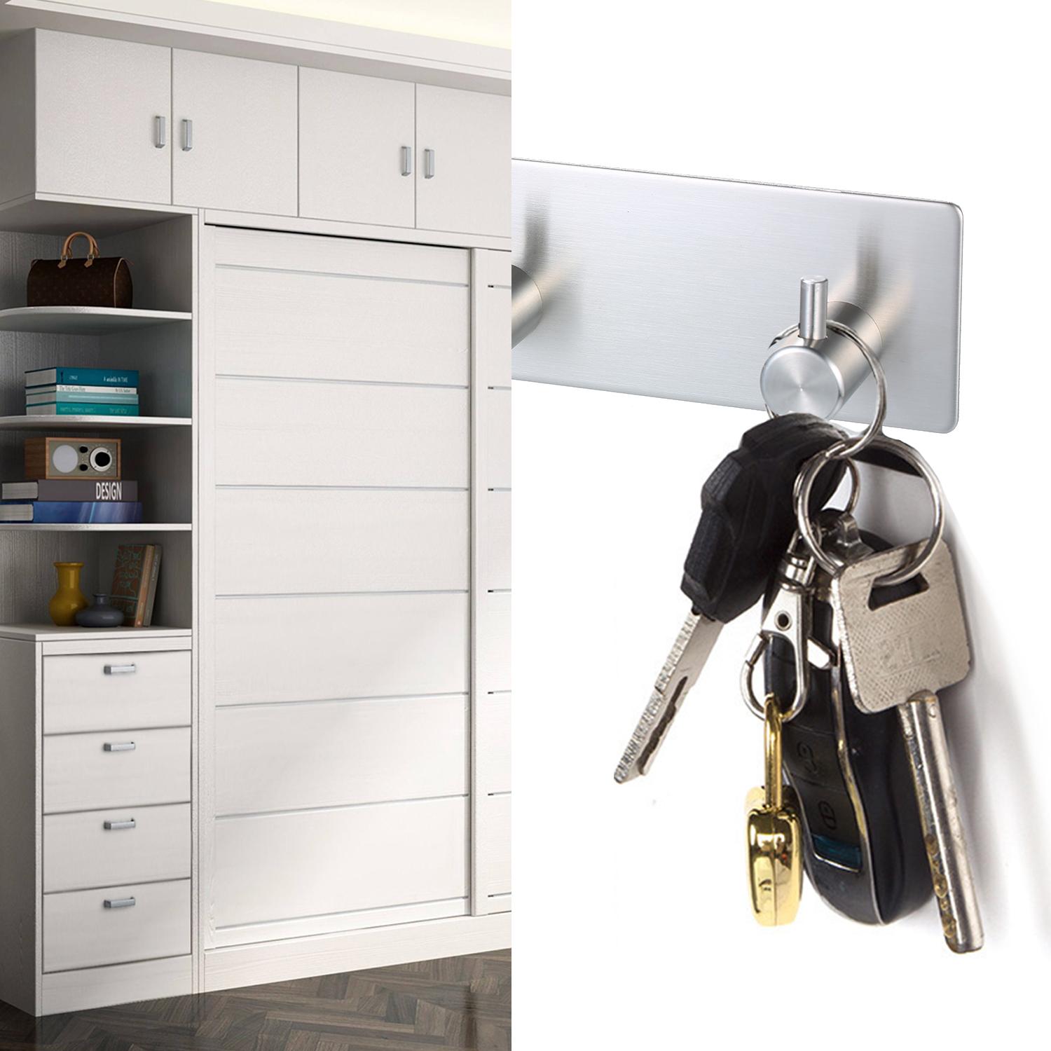 Móc áo treo tường bằng thép không gỉ, Giá treo quần áo 3 móc