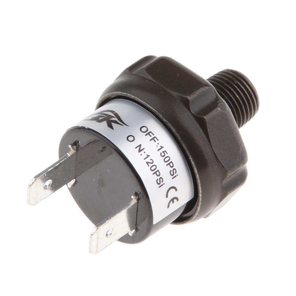 4x Air Pressure Switch Tank Mount Type Thread 1/4'' 1/8'' NPT 12V for Train/Air