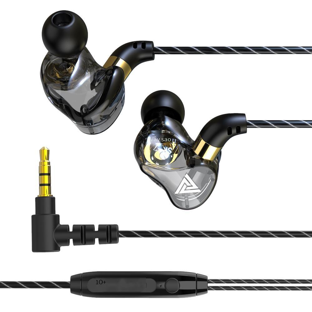 Khuyến mại QKZ SK7 In-Ear Tai nghe Dynamic Tai nghe Nút tai có dây HIFI Nghe Tai nghe Chơi game DIY Tai nghe trò chơi