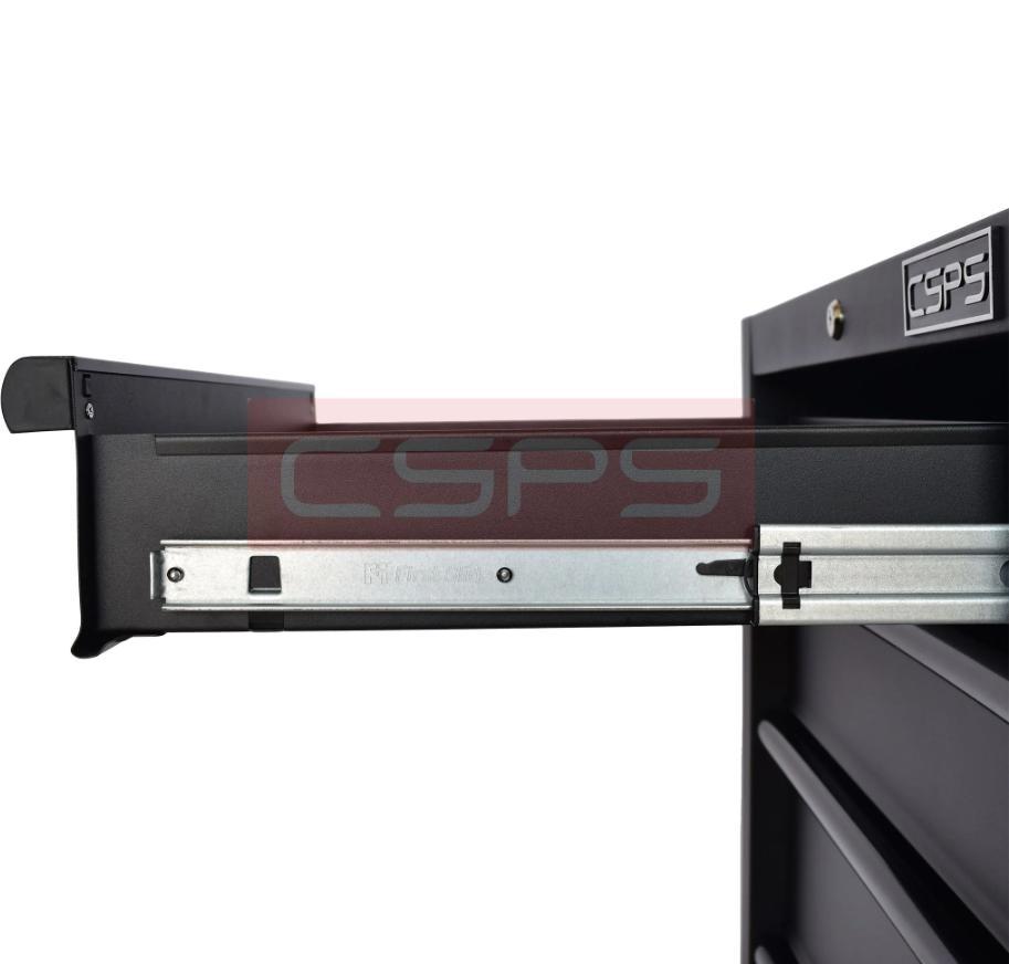 Tủ dụng cụ CSPS 61cm - 04 hộc kéo màu đen có chân tủ