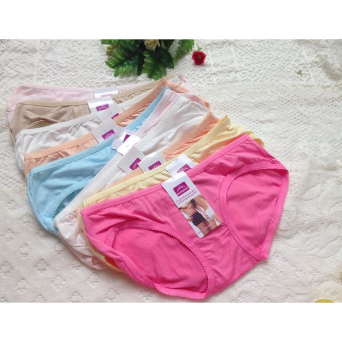 Combo 10 Quần Lót Nữ Cotton Thái vải siêu mịn, siêu mát  - Co Giãn Tốt + Tặng kèm 1 Băng Đô Cài Tóc Xinh Xắn