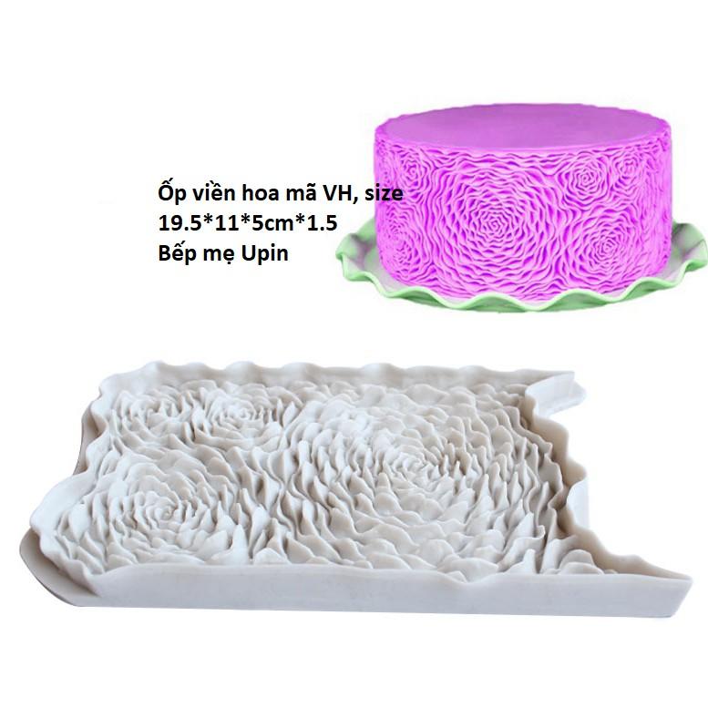 Khuôn silicon ốp viền làm thạch rau câu 4D, trang trí bánh sinh nhật