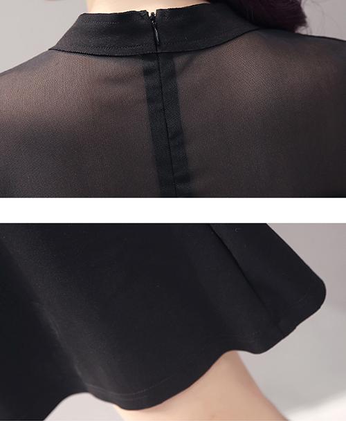 Đầm Dài Tay Phối Lưới Duyên Dáng