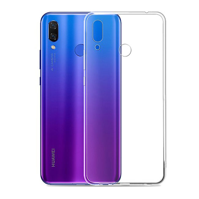 Ốp lưng silicon dẻo trong suốt Loại A cao cấp cho Huawei Nova 3