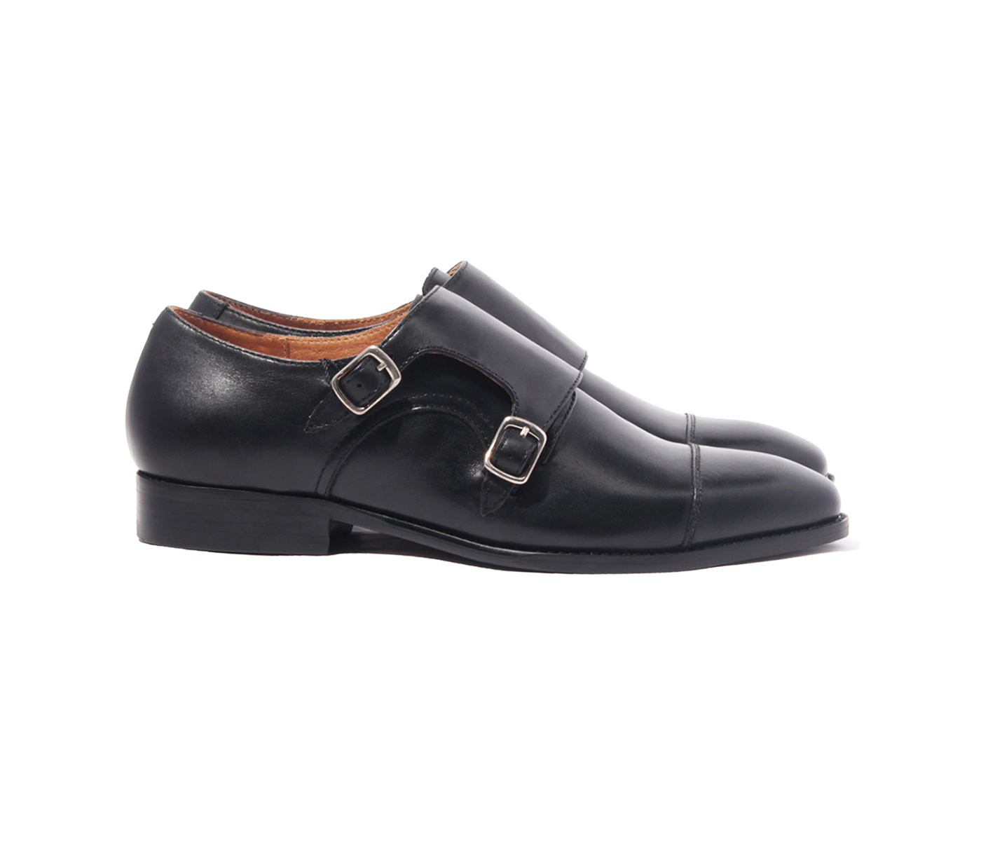 Giày Tây Nam Monkstrap BANULI H1DS3M0 - Da Bò Mộc Siêu Mềm, Đế Khâu Blake Siêu Nhẹ Siêu Êm