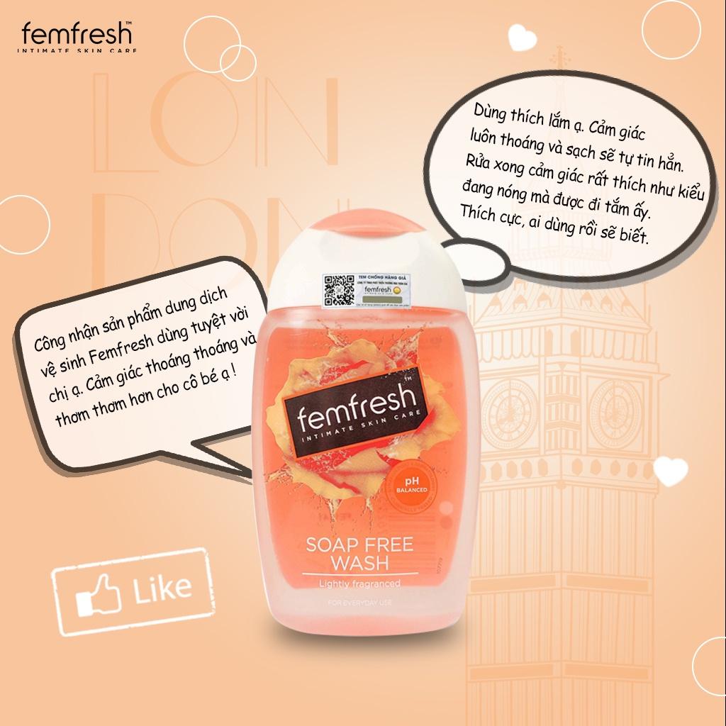 2 Chai Dung Dịch Vệ Sinh Phụ Nữ Femfresh Soothing Wash 250ml & Femfresh Daily Intimate Wash 150ml