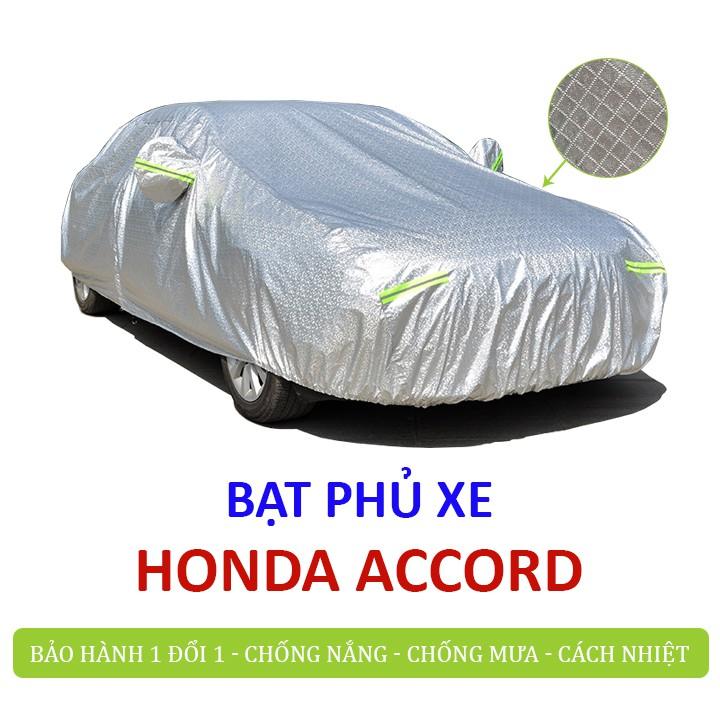 Bạt che phủ xe ô tô 5 chỗ Honda Accord, Bạt trùm xe hơi 5 chỗ cao cấp chất liệu vải PEVA chống nắng mưa không thấm nước