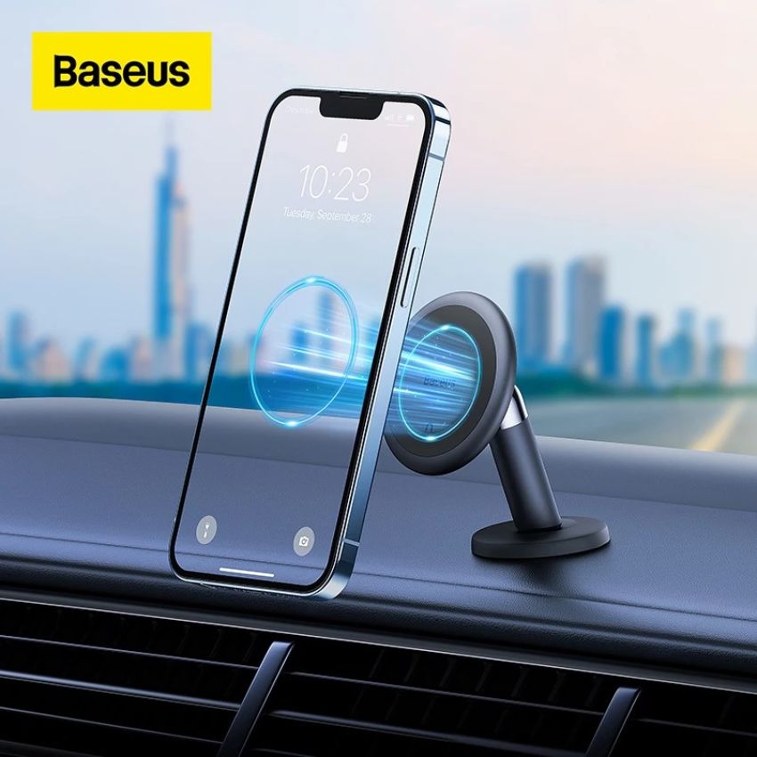 Giá Đỡ Điện Thoại Từ Tính dùng trên ô tô xoay 360 độ Baseus C01 Magnetic Phone Holder- Hàng chính hãng