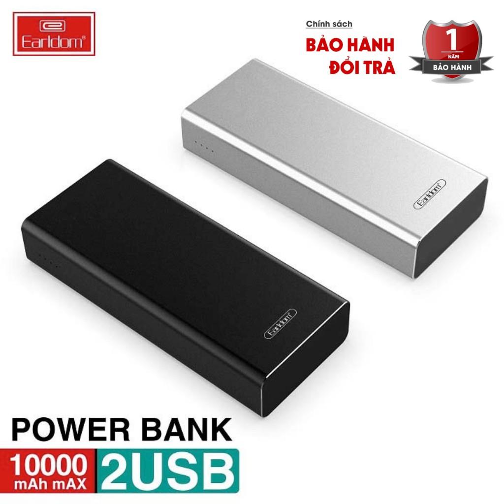 Pin Dự Phòng 10000mAh Earldom PB30 Hàng Chính Hãng