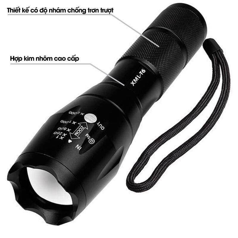 Đèn pin siêu sáng cầm tay tiện dụng XML-T6