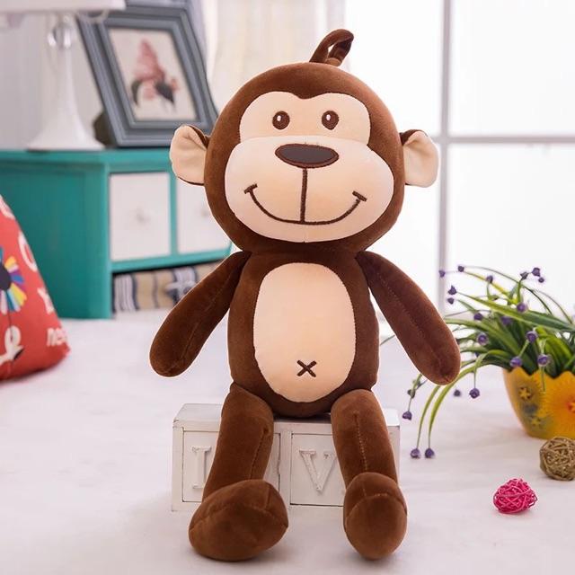 THÚ BÔNG KHỈ NÂU CHẤT BÔNG MỀM MINISO