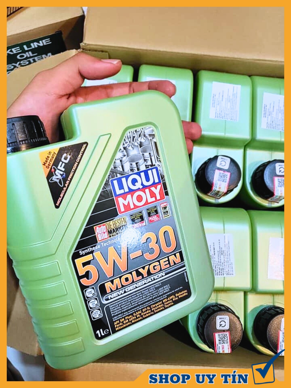 Dầu nhớt tổng hợp Liqui Moly Molygen 5w30 Api SN cho xe tay ga và ô tô dung tích 1000L nhập khẩu Đức