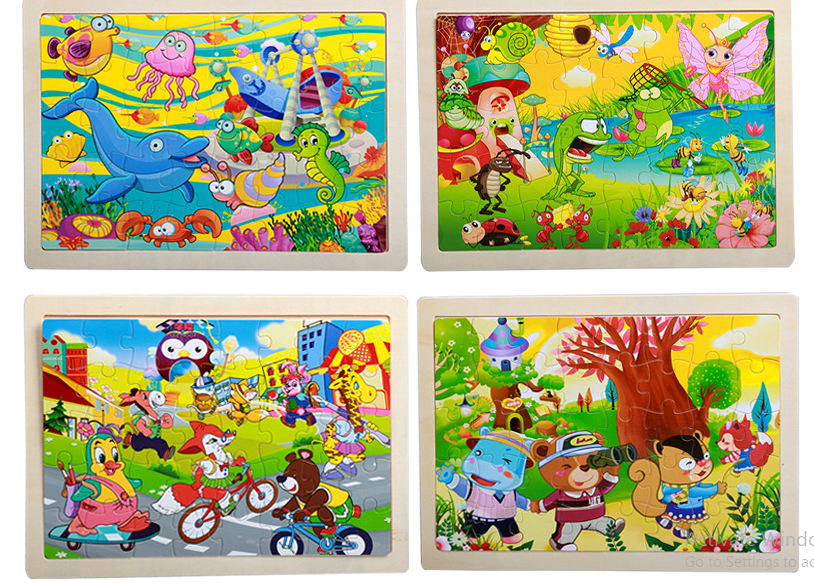 Đồ chơi tranh xếp hình 40 mảnh puzzle cho bé