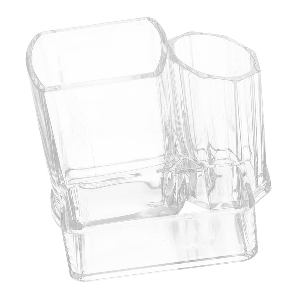 Clear Makeup Cosmetic Organizer Jewelry Brush Storage Box Acrylic Holder