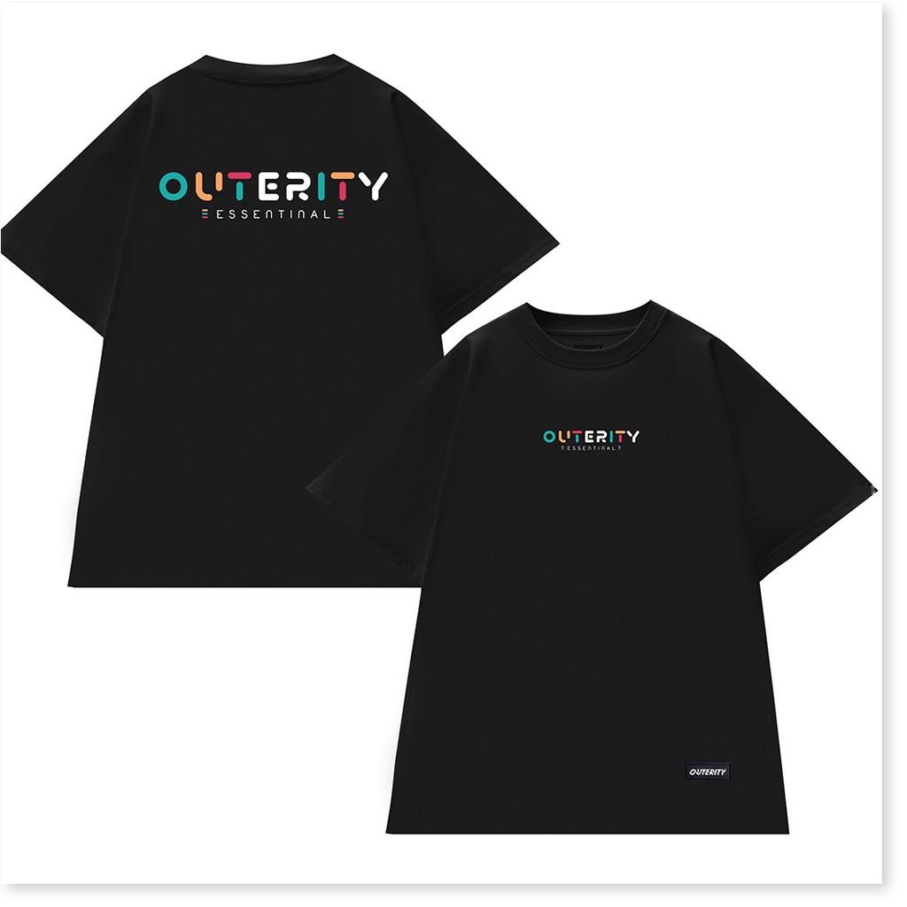 Áo Thun Nam Nữ OUTERITY Rainbow Unisex - Kiểu áo phông form rộng có regular và tay lỡ Ulzzang Nelly - Leevin Store