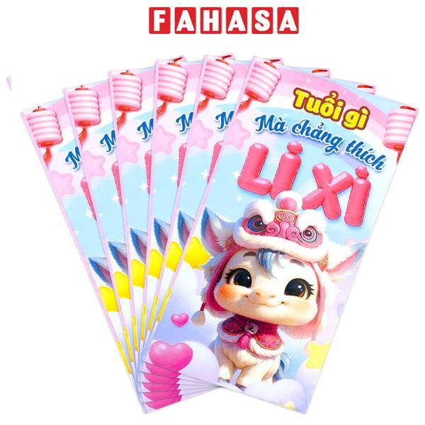 Bộ 6 Bao Lì Xì Tết Bính Ngọ 2026 - Teenage - Mẫu 49