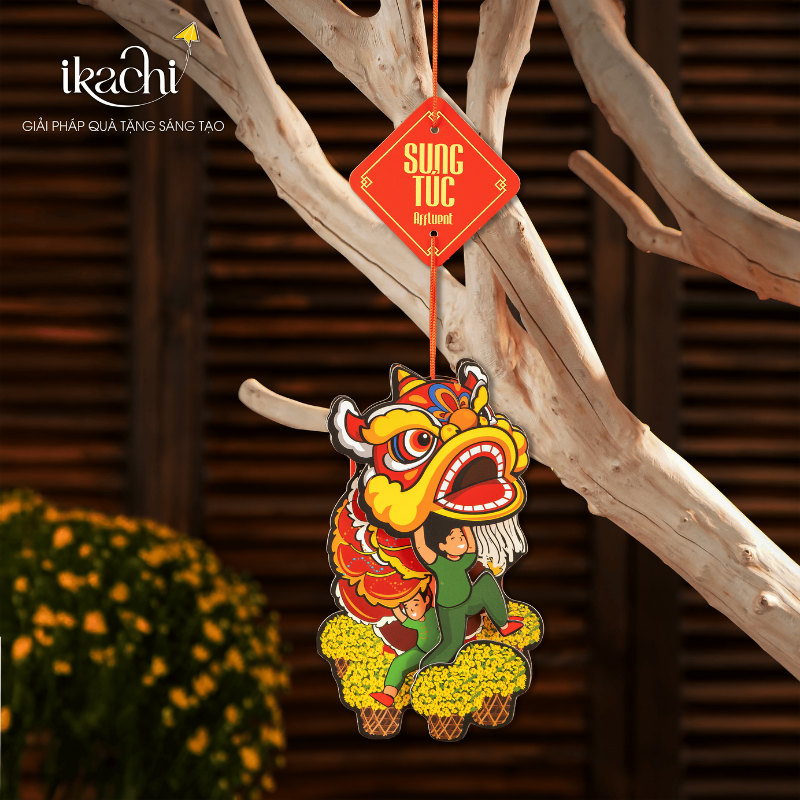 SET 5 DÂY TREO TÀI LỘC IKACHI - VẬN KHÍ HANH THÔNG, ĐÓN LỘC VÀO NH