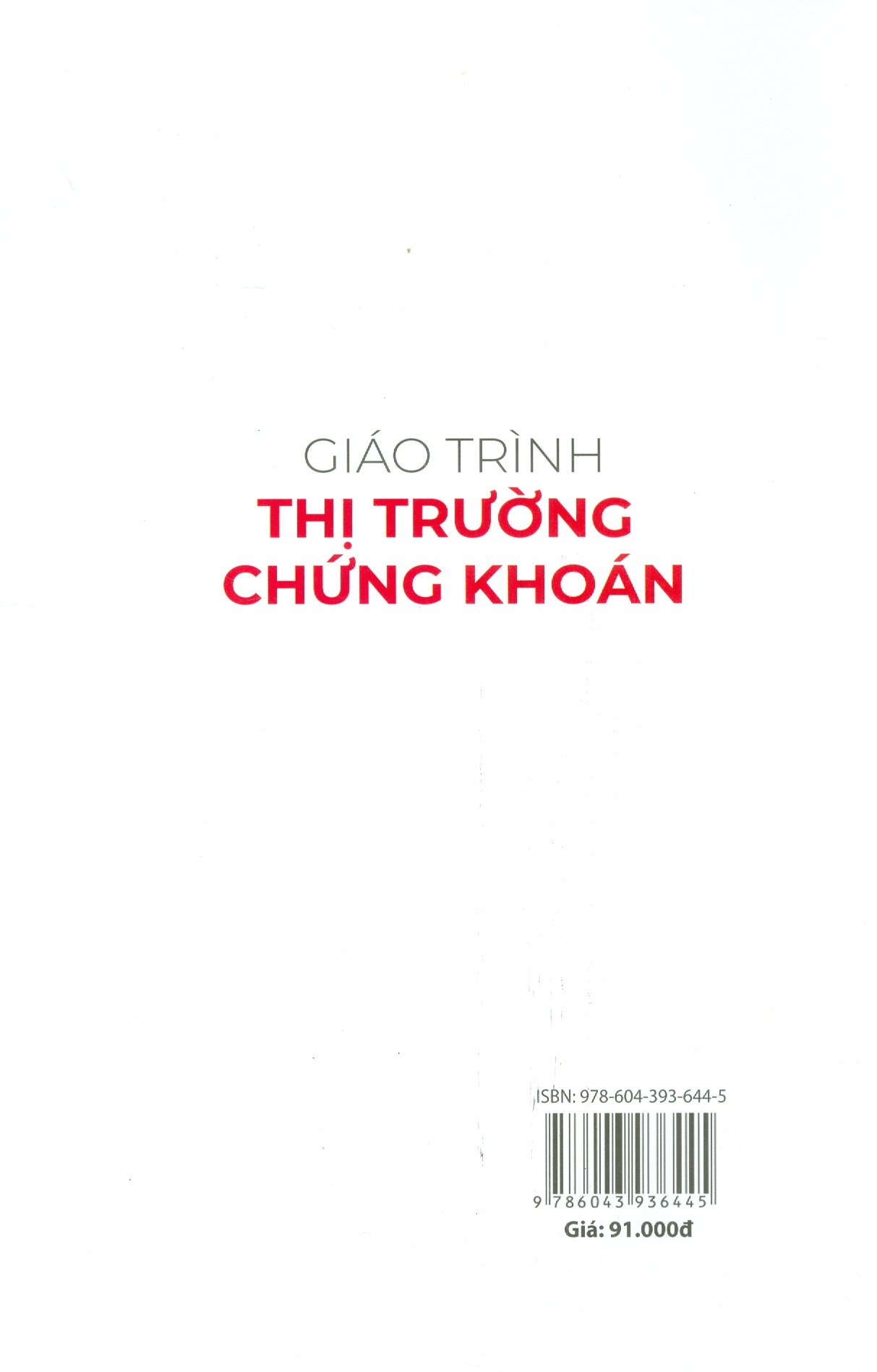 Giáo Trình Thị Trường Chứng Khoán