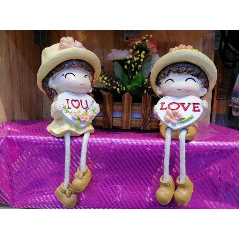 TƯỢNG CẶP ĐÔI LOVE CHÂN DÀI CUTE