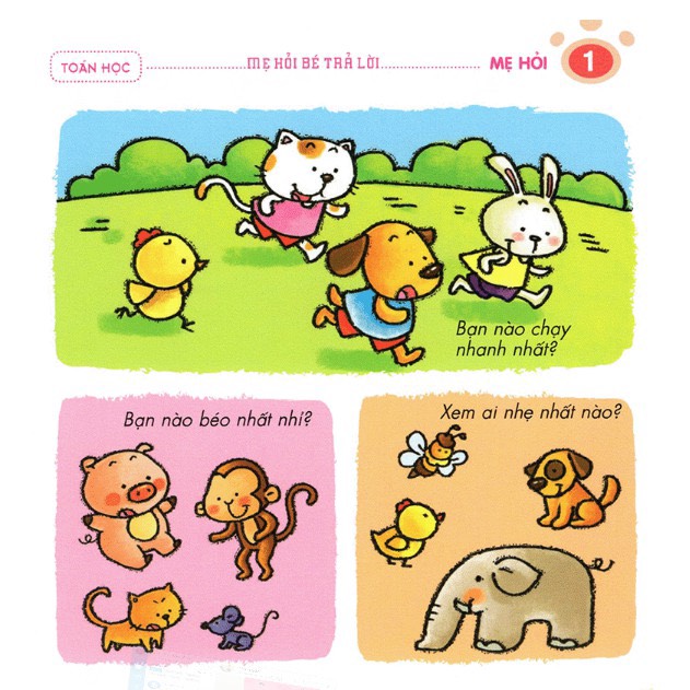 Flash card - Mẹ hỏi bé trả lời (4c) từ 2-6y