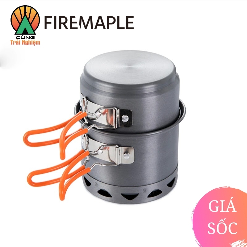 Combo Nồi Nấu Ăn 2 Trong 1 Fire Maple FMC-217 Nhỏ Gọn Tiện Lợi Chuyên Dụng Cho Du Lịch, Dã Ngoại Cắm Trại