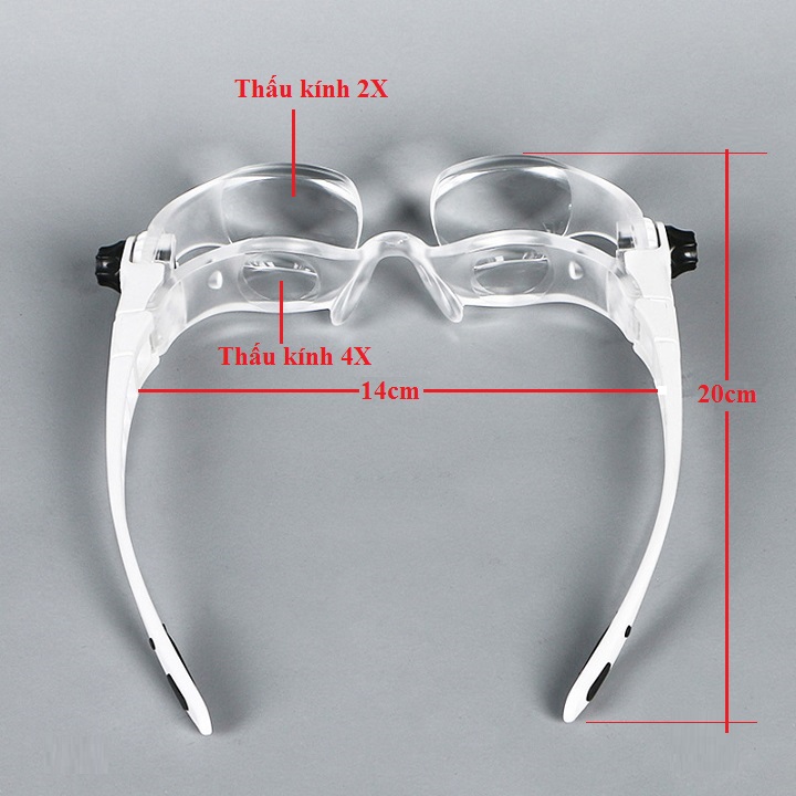 Kính lúp đeo mắt hỗ trợ sửa chữa V4