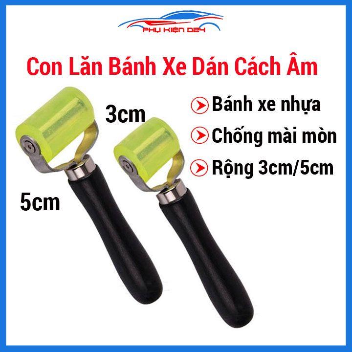 Con lăn bánh xe dán cách âm cho ô tô, dụng cụ dán cách âm chống ồn cho ô tô, văn phòng