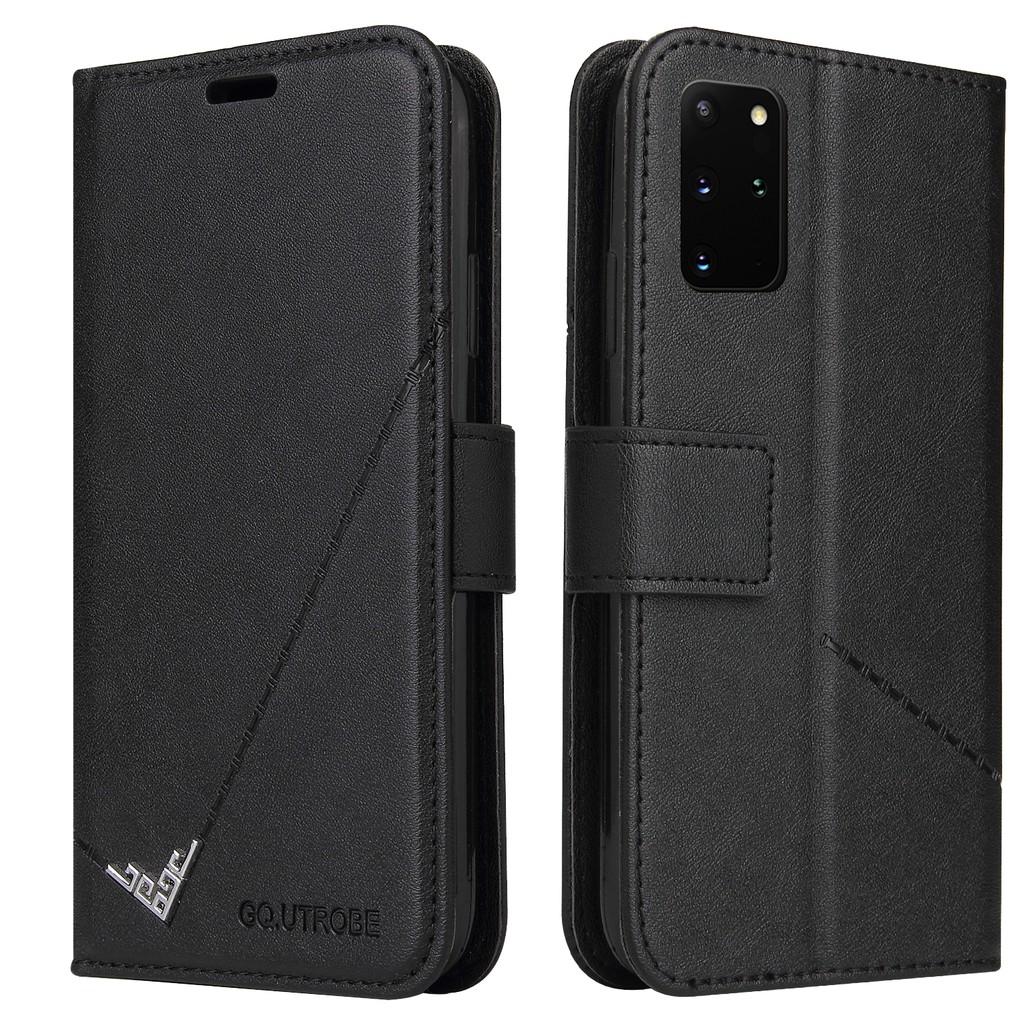 Ốp điện thoại da PC PU cứng dạng ví nắp lật cho Samsung GalaxyS20 Ultra S20 Plus S20+ S20 FE Note10 Note10+ Note9 Note8