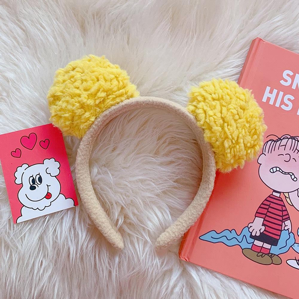 Cài Tóc Tai Gấu Lông Xù Siêu Cute